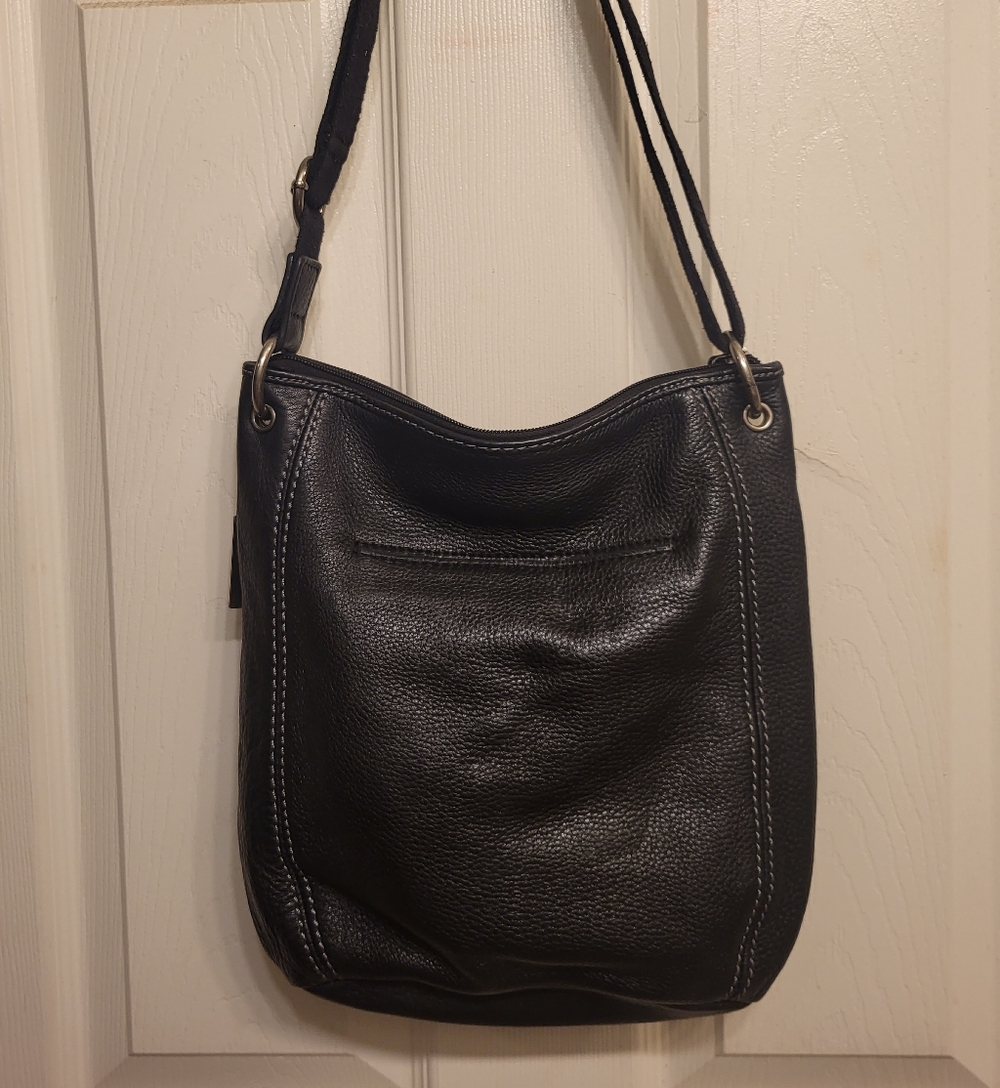 Nice Crossbody Black Leather Bag By The Sak